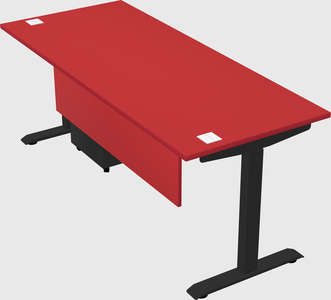 Single motor electric desk