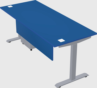 Single motor electric desk