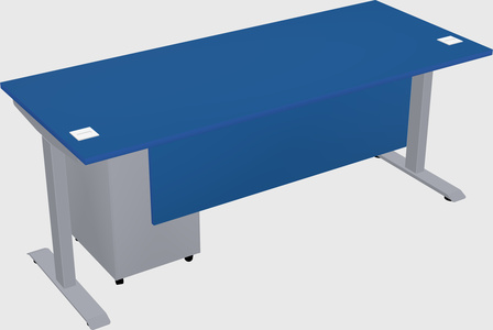 Single motor electric desk