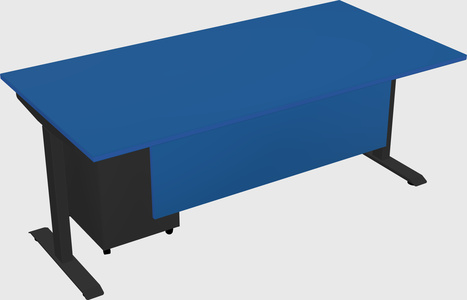 Single motor electric desk