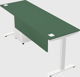 Single motor electric desk