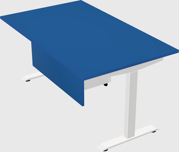 Single motor electric desk