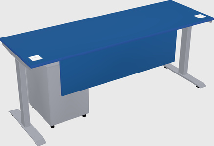 Single motor electric desk