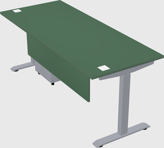 Single motor electric desk