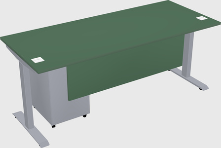 Single motor electric desk