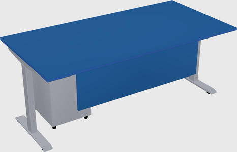 Single motor electric desk