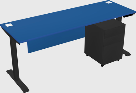 Single motor electric desk