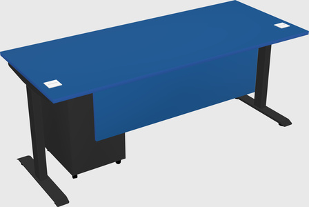 Single motor electric desk