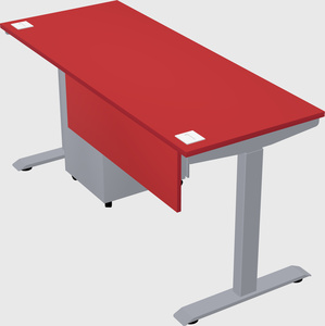 Single motor electric desk