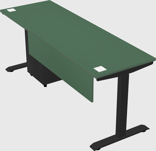 Single motor electric desk