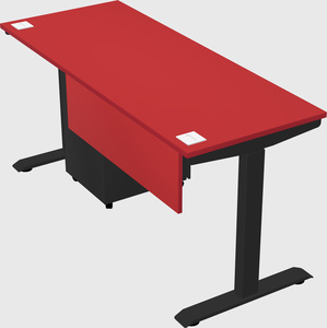 Single motor electric desk