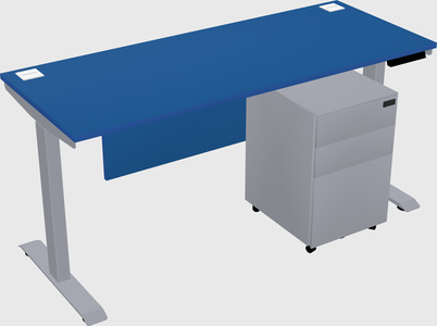 Single motor electric desk