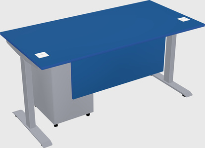 Single motor electric desk