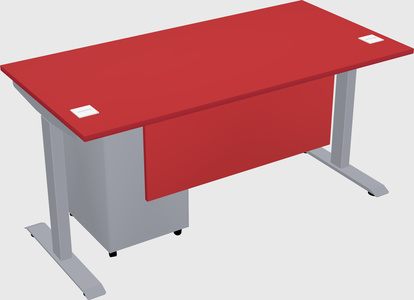 Single motor electric desk