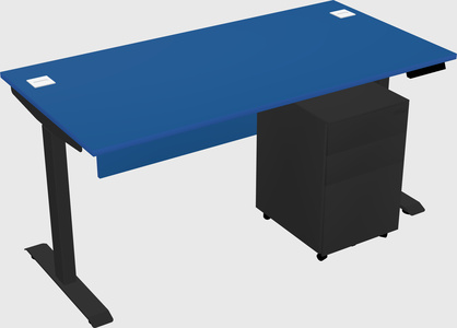 Single motor electric desk