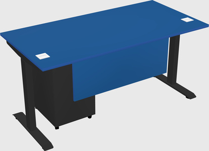 Single motor electric desk