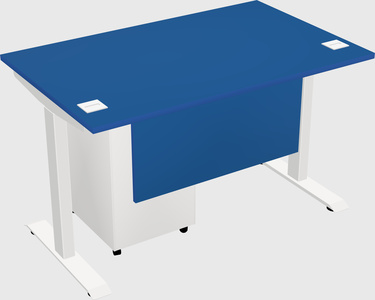 Single motor electric desk