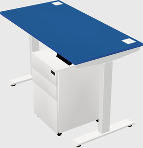 Single motor electric desk