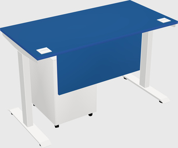 Single motor electric desk