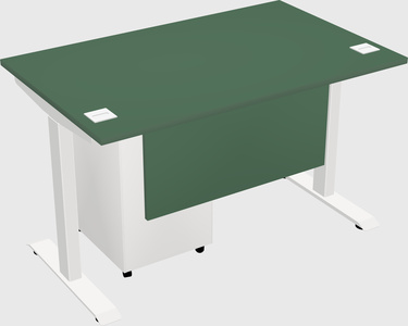 Single motor electric desk