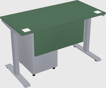 Single motor electric desk