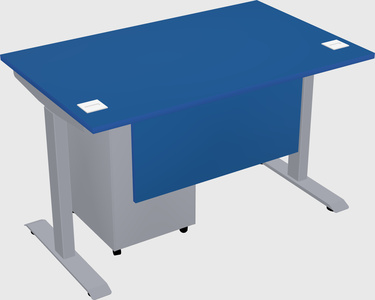 Single motor electric desk