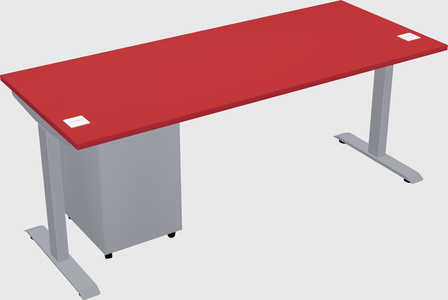 Single motor electric desk