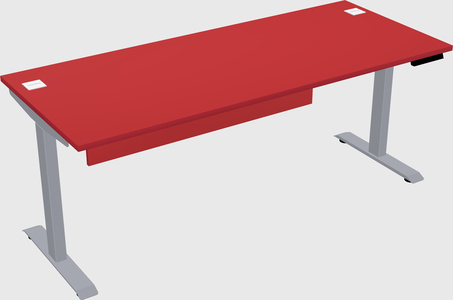 Single motor electric desk