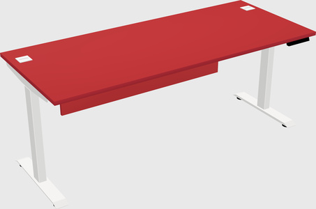 Single motor electric desk