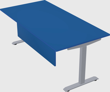 Single motor electric desk