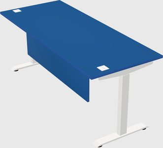 Single motor electric desk