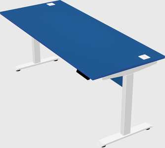 Single motor electric desk