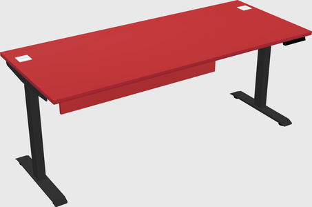 Single motor electric desk