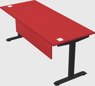 Single motor electric desk