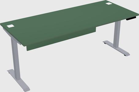 Single motor electric desk