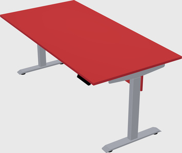 Single motor electric desk
