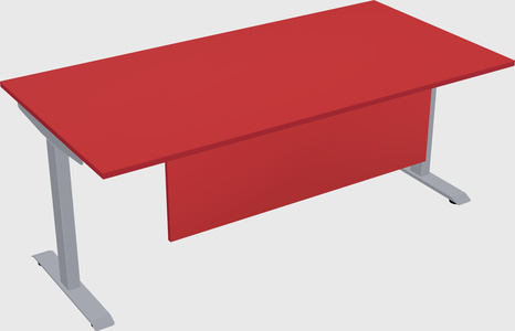 Single motor electric desk