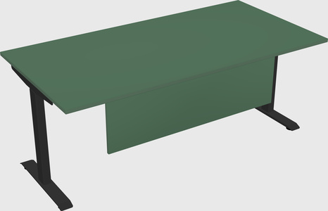 Single motor electric desk