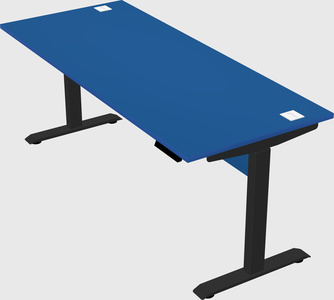 Single motor electric desk