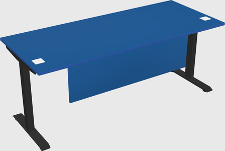 Single motor electric desk