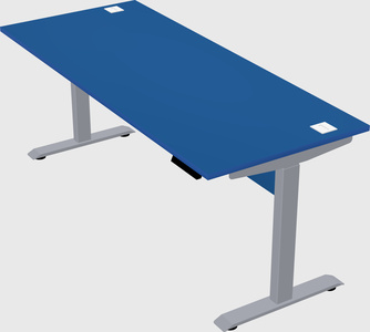 Single motor electric desk