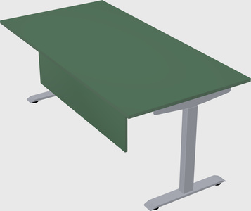 Single motor electric desk