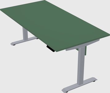 Single motor electric desk