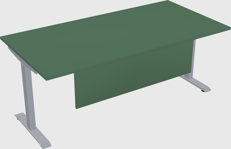 Single motor electric desk