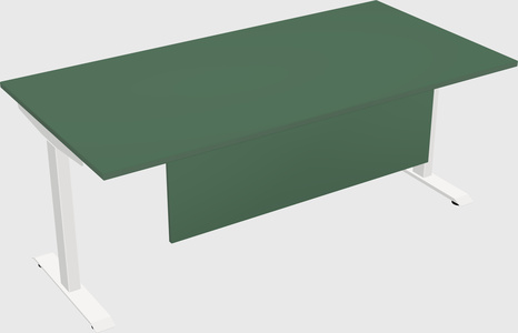 Single motor electric desk