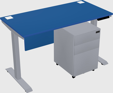 Single motor electric desk