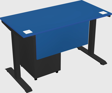 Single motor electric desk