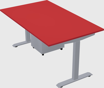 Single motor electric desk