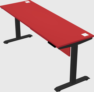 Single motor electric desk