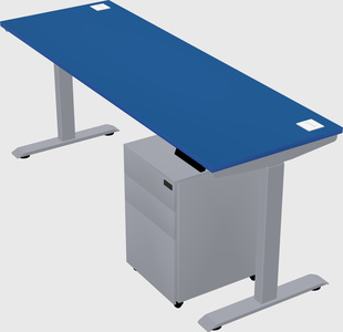 Single motor electric desk